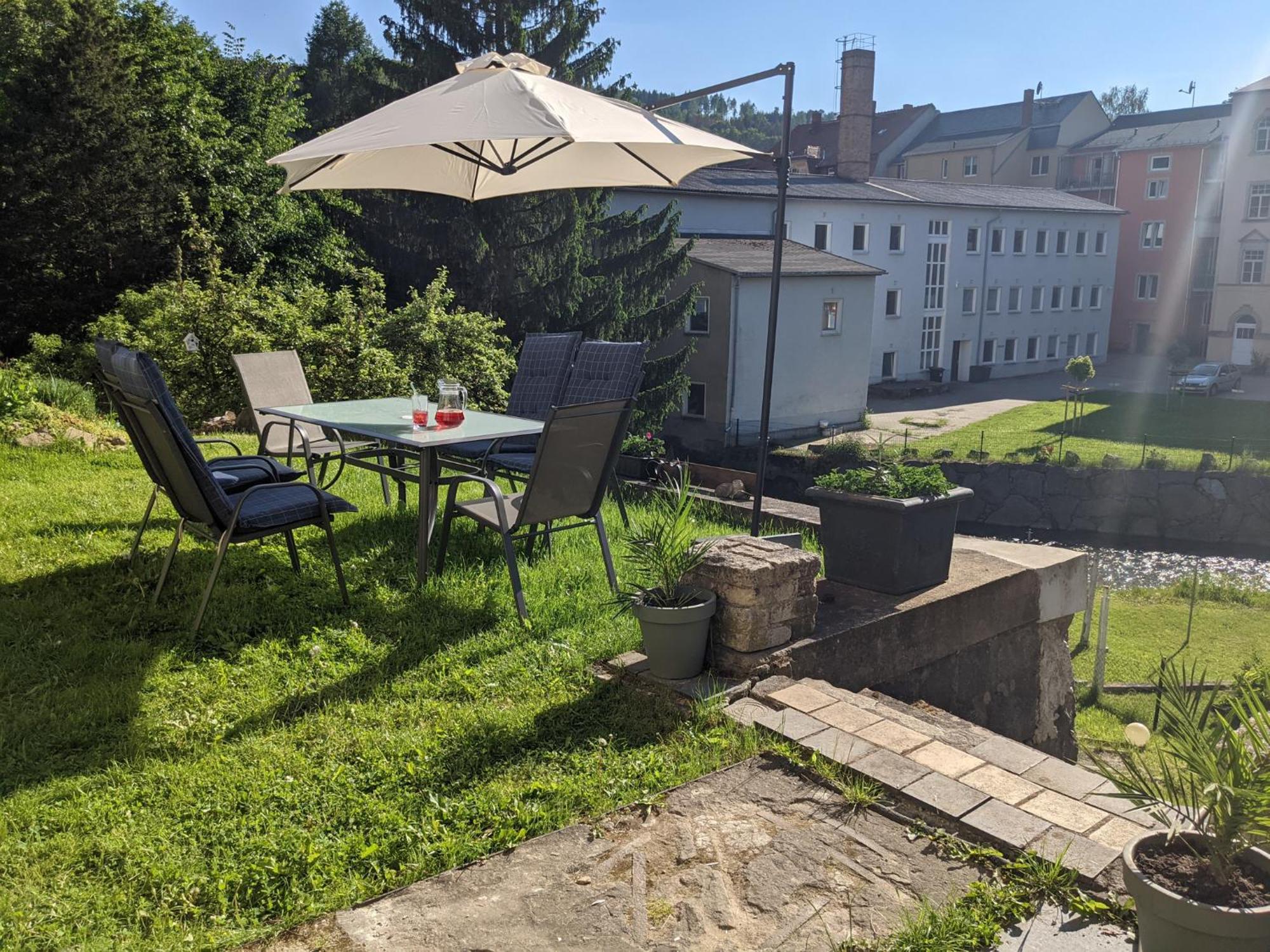 Hw2B - Urlaubsmagie - Wohlfuehlwohnung Mit Balkon, Pool, Sauna & Terrasse 赛博尼茨 外观 照片
