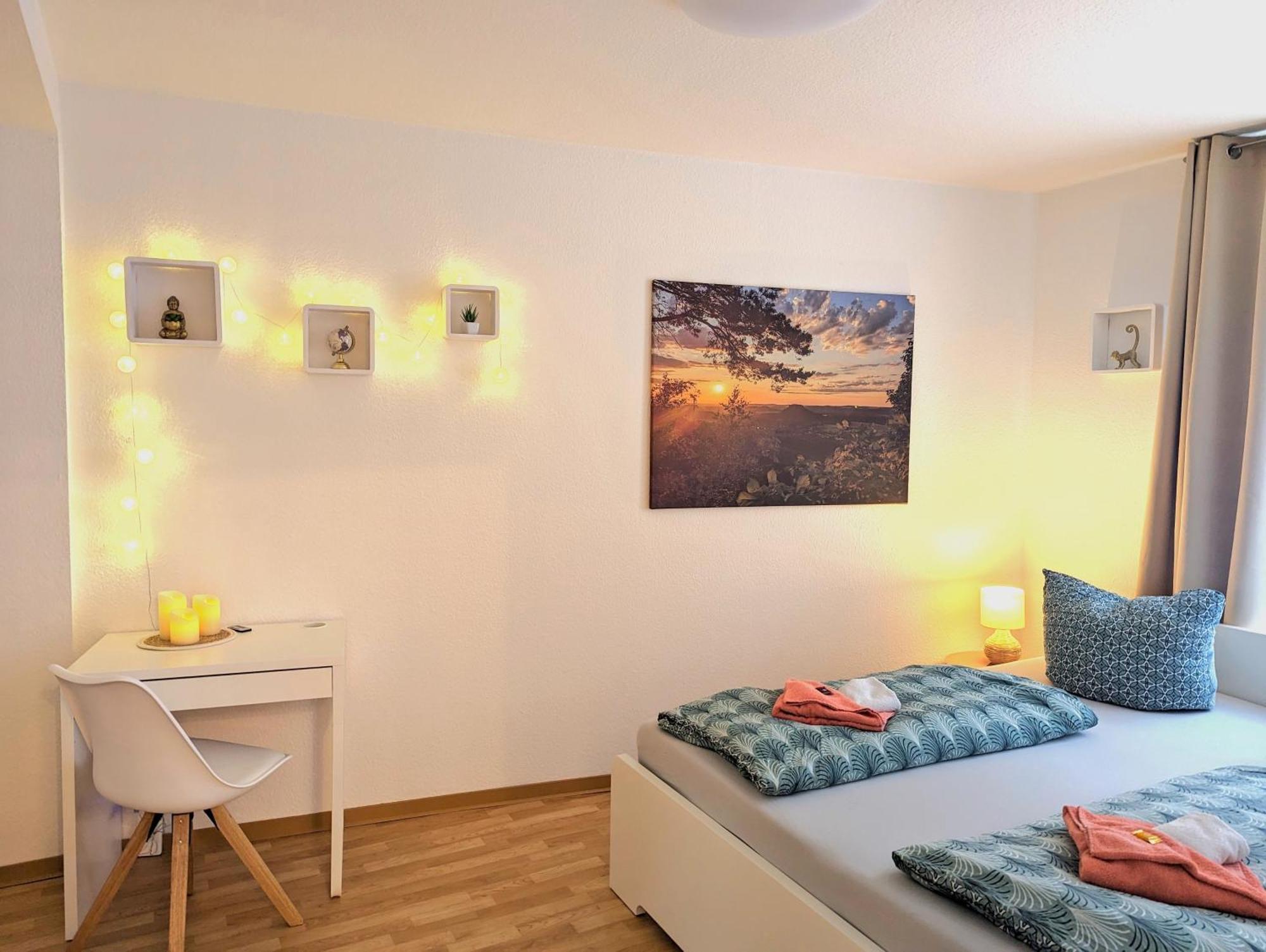 Hw2B - Urlaubsmagie - Wohlfuehlwohnung Mit Balkon, Pool, Sauna & Terrasse 赛博尼茨 外观 照片