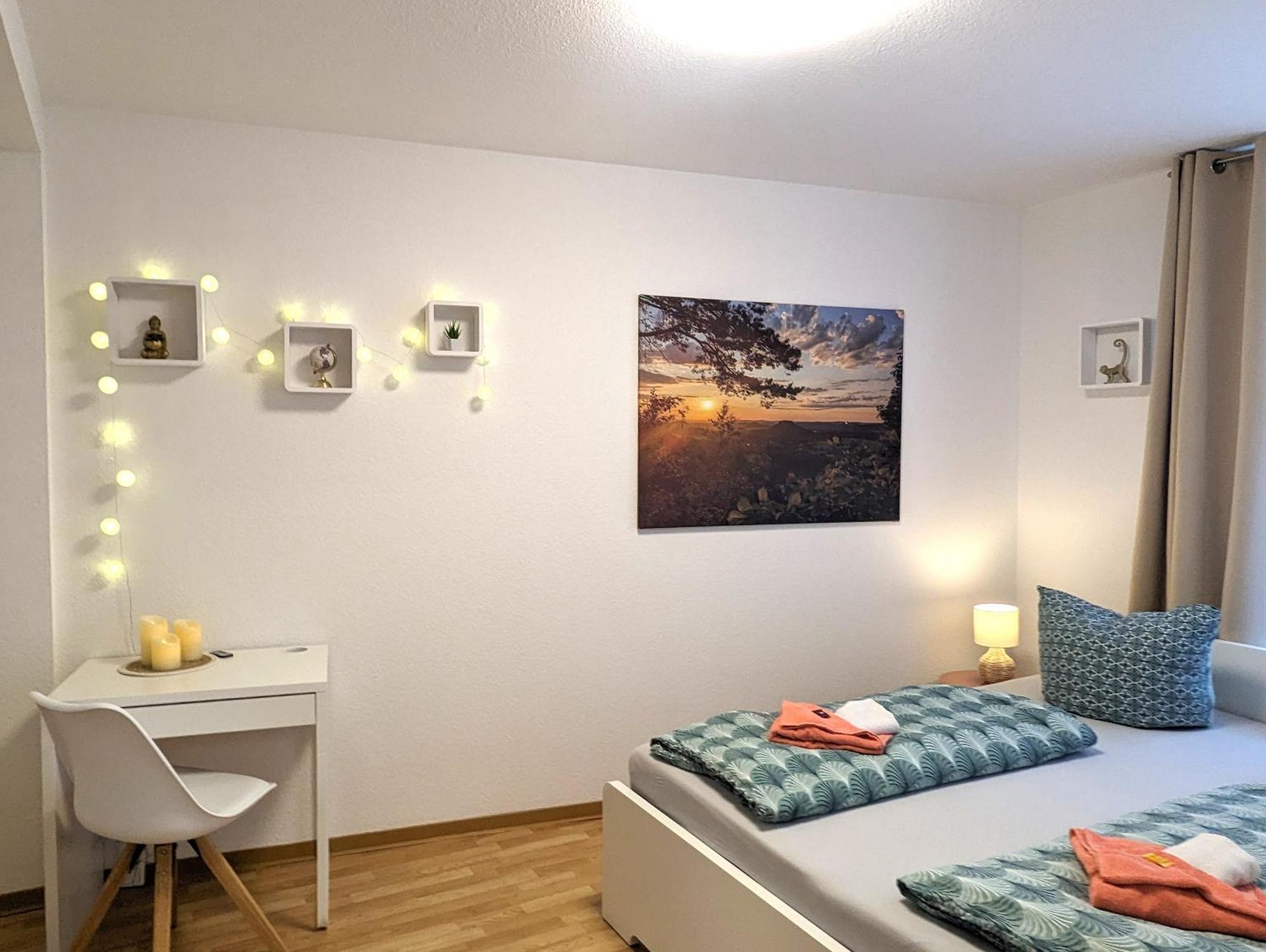 Hw2B - Urlaubsmagie - Wohlfuehlwohnung Mit Balkon, Pool, Sauna & Terrasse 赛博尼茨 外观 照片