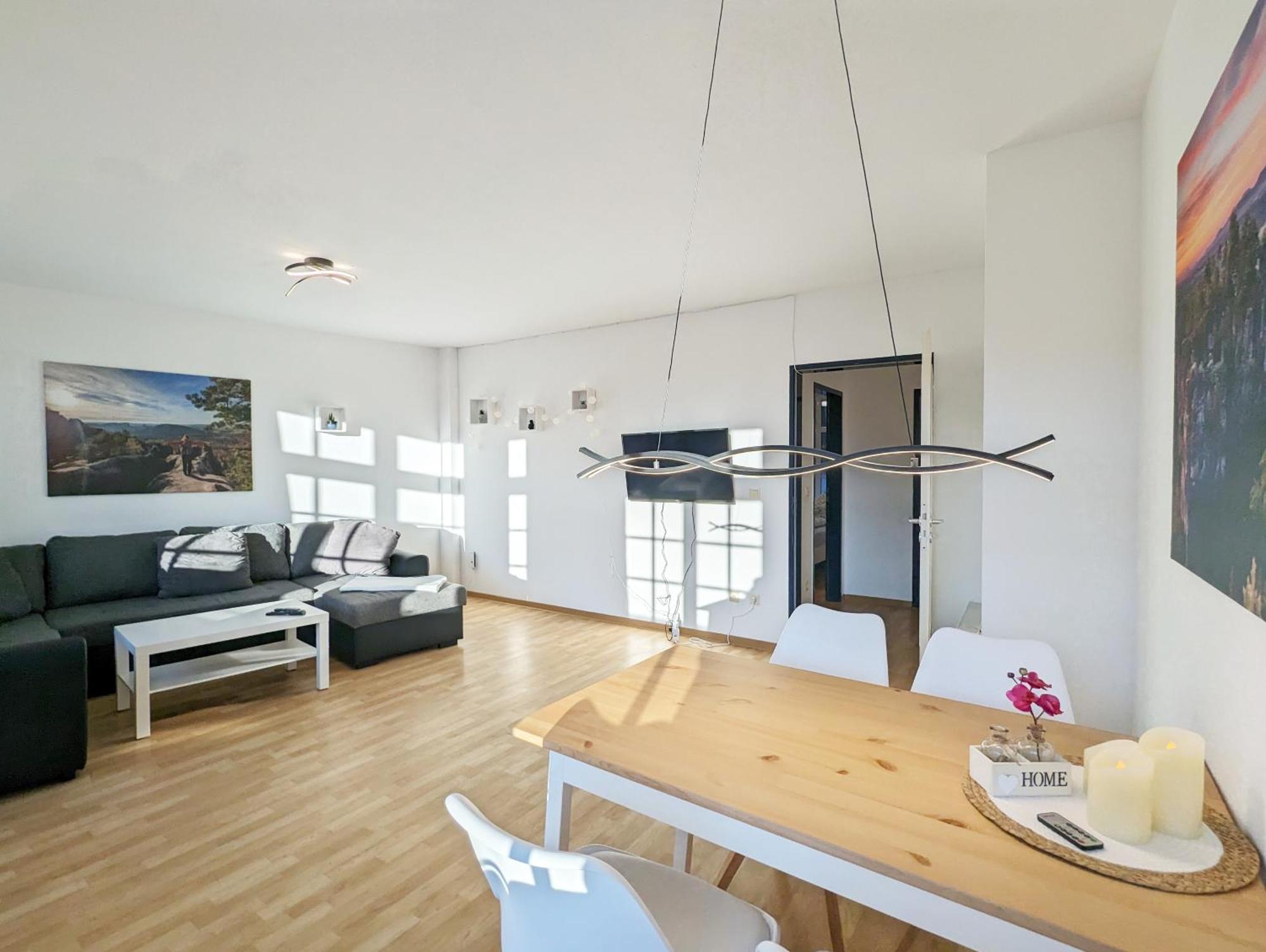 Hw2B - Urlaubsmagie - Wohlfuehlwohnung Mit Balkon, Pool, Sauna & Terrasse 赛博尼茨 外观 照片