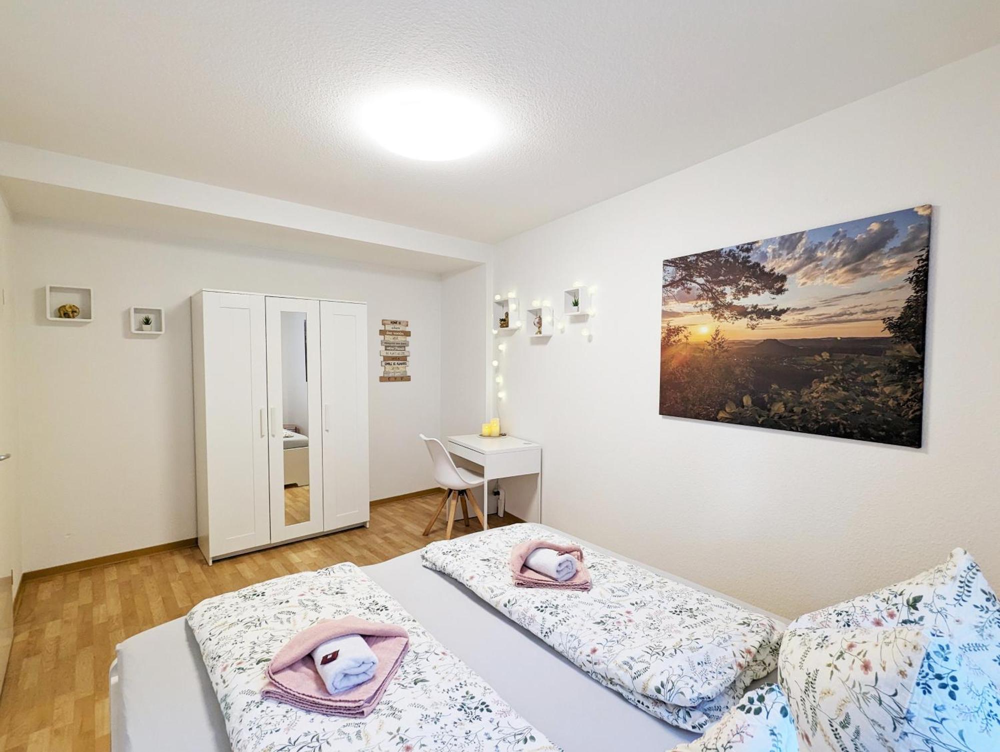 Hw2B - Urlaubsmagie - Wohlfuehlwohnung Mit Balkon, Pool, Sauna & Terrasse 赛博尼茨 外观 照片
