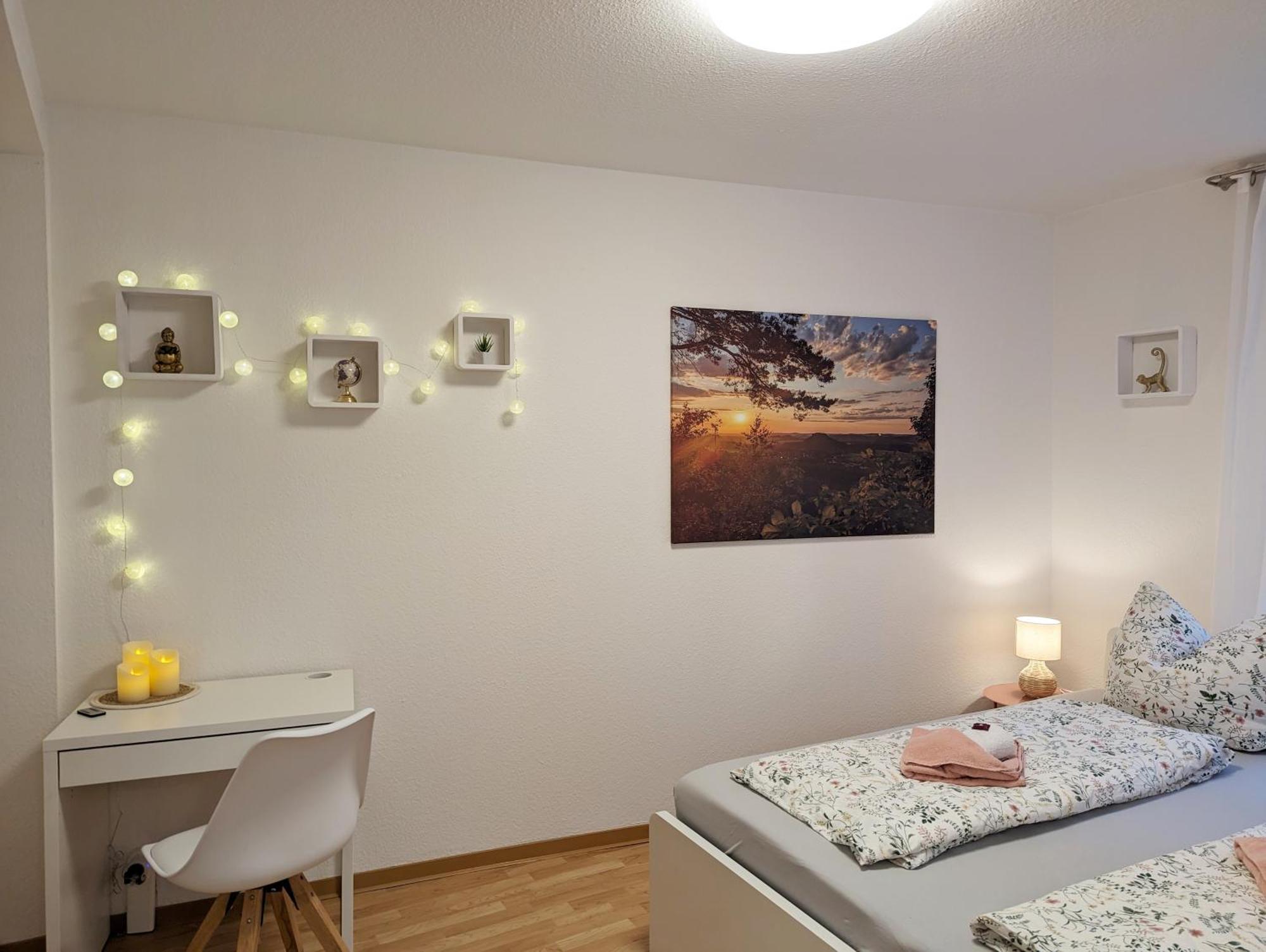 Hw2B - Urlaubsmagie - Wohlfuehlwohnung Mit Balkon, Pool, Sauna & Terrasse 赛博尼茨 外观 照片