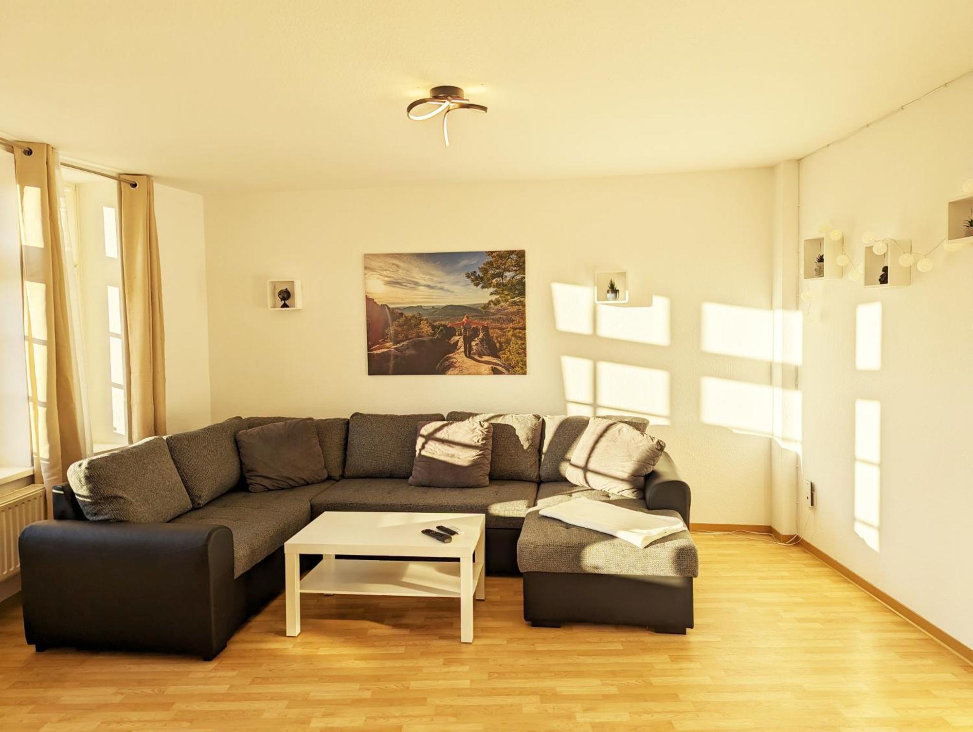 Hw2B - Urlaubsmagie - Wohlfuehlwohnung Mit Balkon, Pool, Sauna & Terrasse 赛博尼茨 外观 照片